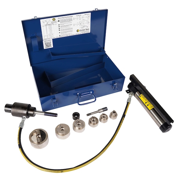 Current Tools 1/2" to 2" Piece Maker SS Hydraulic Knock-Out Set for Stainless Steel 161SS - main